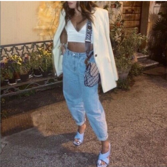 NWT Zara Padded Leather Heels - Picture 6 of 11